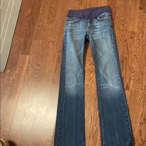 Seven  7 for All Mankind maternity jeans sz 25